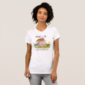 Gnoome planten bloemen tuingoed t-shirt (Voorkant volledig)