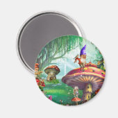 Gnoompaddenstoelen met doorsnee ingang magneet (Voorkant / Achterkant)