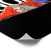 Gnope Gnome Dwarf Funny Garden Elf Christmas  Poster (Hoek)