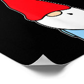 Gnope Gnome Nope Funny Christmas Party Men Women K Poster (Hoek)