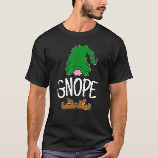 Gnope Tomte Garden Gnome Scandinavian Sweden Nope  T-shirt (Voorkant)