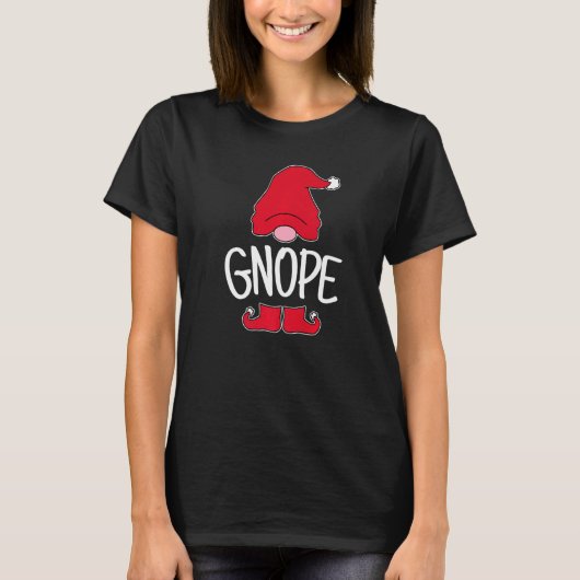 Gnope Tomte Garden Gnome Scandinavian Sweden Nope  T-shirt (Voorkant)