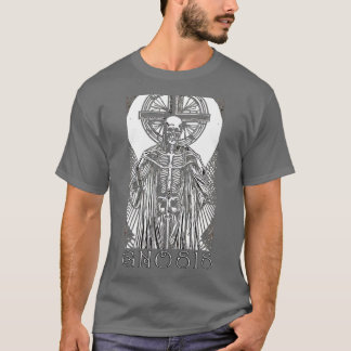Gnose Gnostische skelet Christus Meditatie T-shirt
