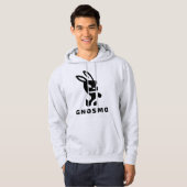 Gnosmo-logo en tekst hoodie (Voorkant volledig)