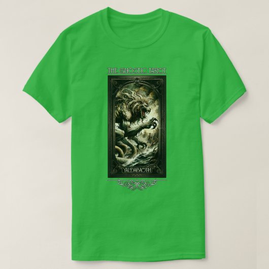 Gnostische Tarot Major Arcana Yaldabaoth T-shirt (Design voorkant)