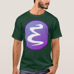 GNU Emacs Pictogram Dark Mode T-shirt