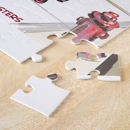 Gnu Leeftijd Hipsters Grappig Legpuzzel (Zijkant)