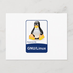 GNU/Linux Briefkaart