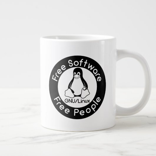 GNU/Linux Grote Koffiekop (Rechts)