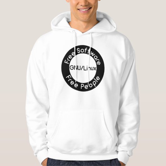 GNU/Linux Hoodie (Voorkant)