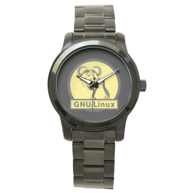 GNU/Linux - Horloge (Voorkant)