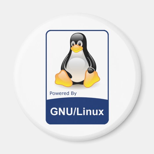 GNU/Linux Magneet (Voorkant)