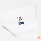 GNU/Linux Ronde Sticker (Envelop)
