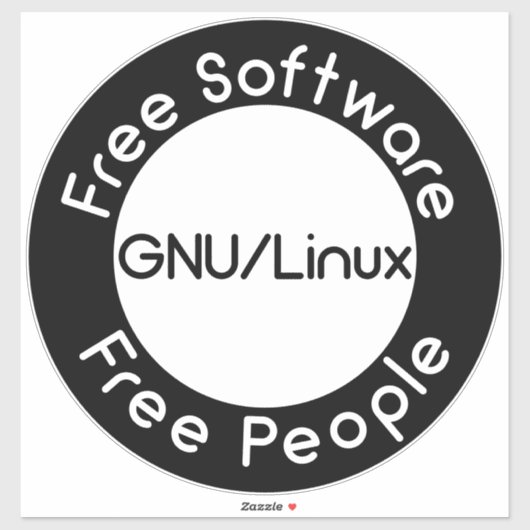 GNU/Linux Sticker (Vel)