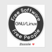GNU/Linux Sticker (Vel)