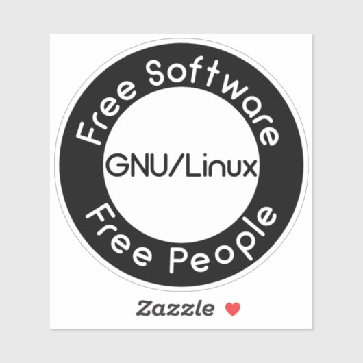 GNU/Linux Sticker (Vel)