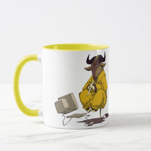 Gnu meditate levitate mok (Links)