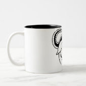 GNU Mug Tweekleurige Koffiemok (Links)