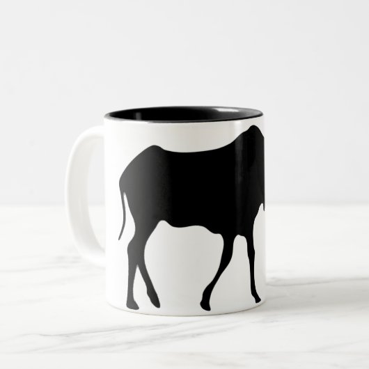 GNU NIET LINUX TWEEKLEURIGE KOFFIEMOK (Voorkant links)