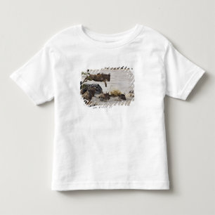 Gnu springt in de Mara-rivier Kinder Shirts