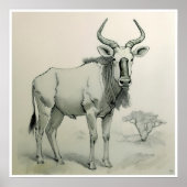 GNU Tekening - Kunstdruk Poster (Voorkant)