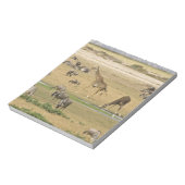 Gnu's, zebra's en giraffen notitieblok (Linkerzijde)