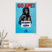 Go Ape Planet Retro de film van Apes of Poster (Keuken)