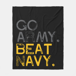 Go Army versloeg Navy Fleece Deken