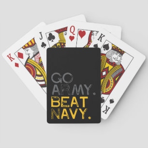 Go Army versloeg Navy Pokerkaarten