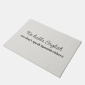 Go away funny doormat deurmat (Schuin)