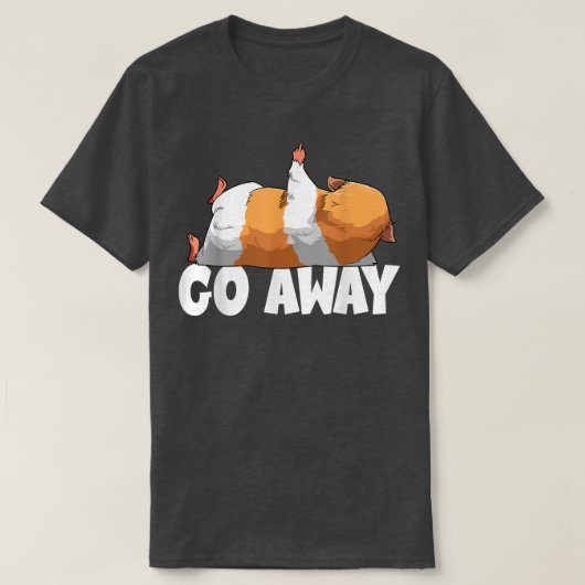 Go Away Guinea Pig  T-shirt (Design voorkant)