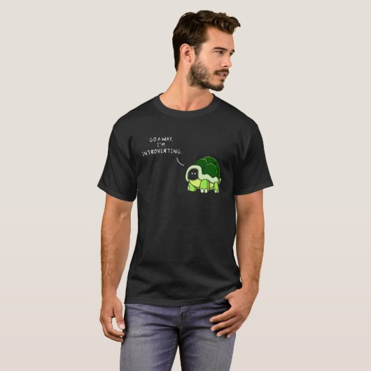 Go Away I m Introverting T-shirt (Voorkant volledig)