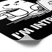 Go Away I'm Introverting Poster (Hoek)