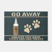 Go Away Mat, gepersonaliseerde grappige citaten Do Deurmat (Voorkant)
