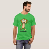 Go Bananas Mannen Basic Dark T-Shirt (Voorkant volledig)