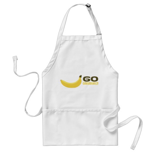 Go Bananas Standaard Schort (Voorkant)