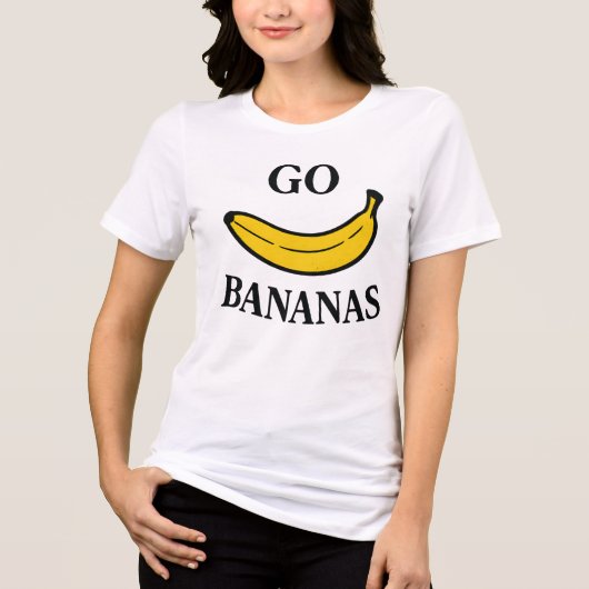 Go Bananas Tri-Blend Shirt (Voorkant)