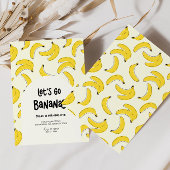 Go Bananas Uitnodiging voor verjaardagsfeestje