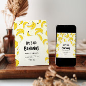 Go Bananas Uitnodiging voor verjaardagsfeestje