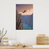 Go Base Jumping Travel Poster (Keuken)