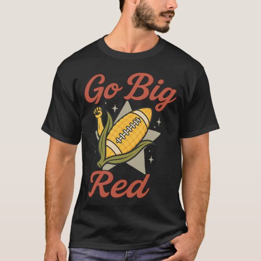 Go Big Red T-shirt (Voorkant)