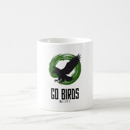 Go Birds Japanese Style Coffee Mug Koffiemok (Center)