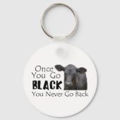Go Black Angus Sleutelhanger (Voorkant)