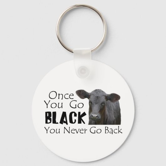 Go Black Angus Sleutelhanger (Voorkant)