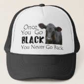 Go Black Angus Trucker Pet (Voorkant)