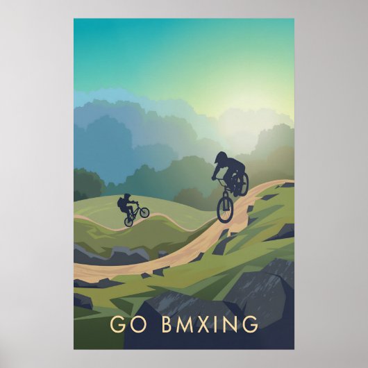 Go BMXing Travel Poster (Voorkant)