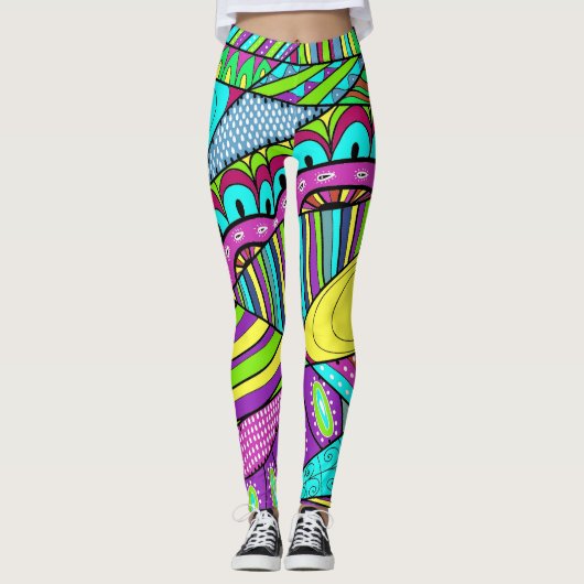 Go Bold Pop Mode Leggings (Voorkant)