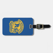 Go Bulldogs Football Helmet Icon Bagagelabel (Voorkant horizontaal)