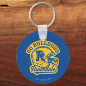 Go Bulldogs Football Helmet Icon Sleutelhanger (Voorkant)