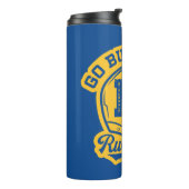 Go Bulldogs Football Helmet Icon Thermosbeker (Gedraaid links)